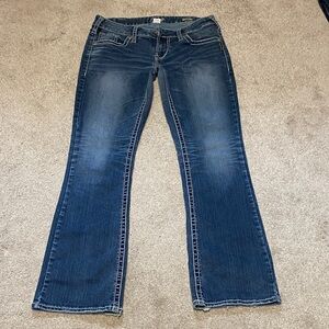 Silver Jeans Women's Boot Cut in Deep Blue 31x33